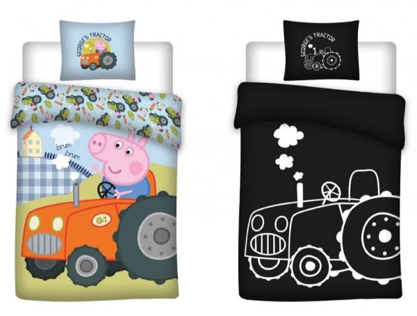 POVLEČENÍ PEPPA PIG - SVÍTÍCÍ VE TMĚ