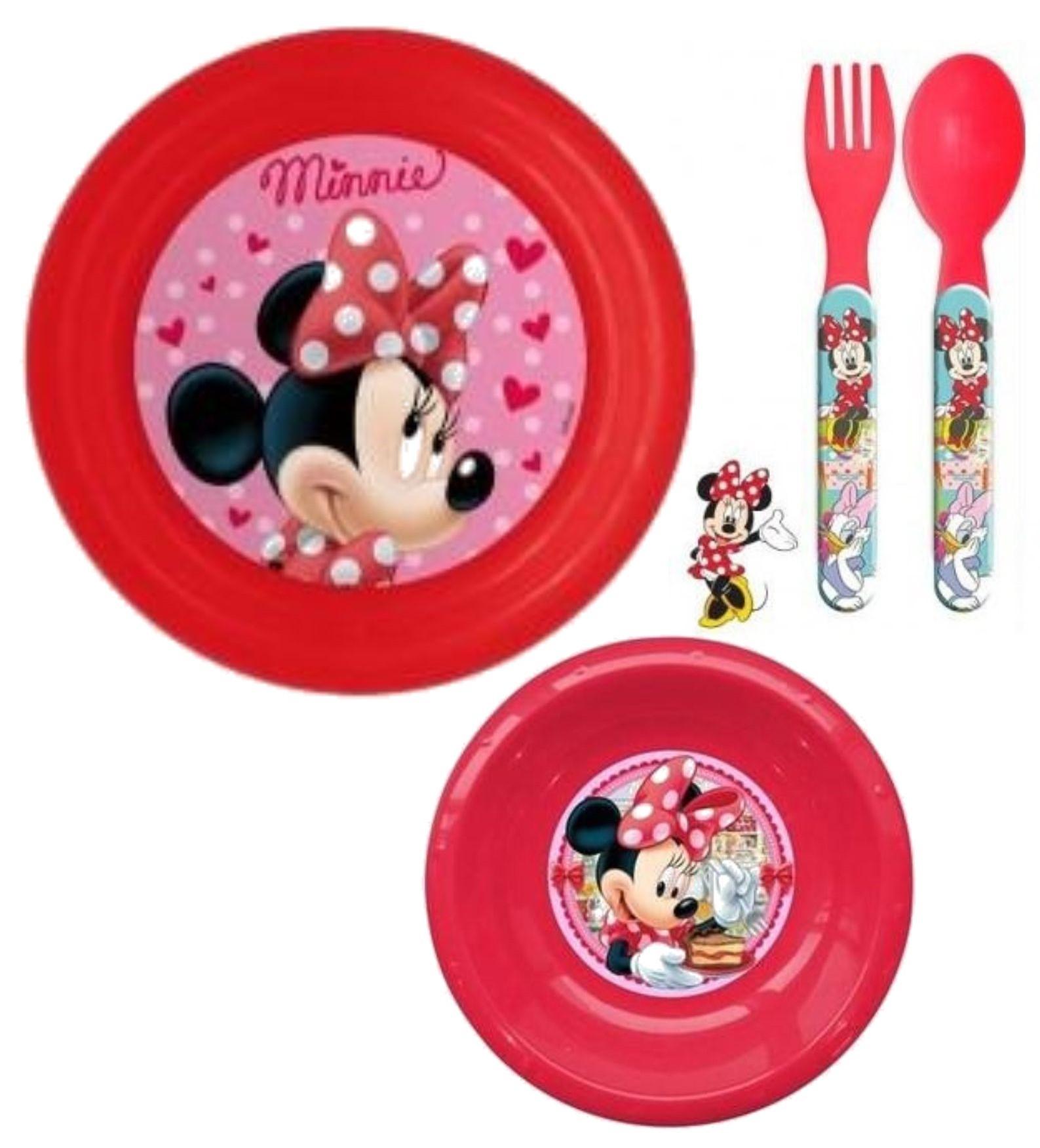 JÍDELNÍ 3 - DÍLNÁ PLASTOVÁ SADA MINNIE, uni