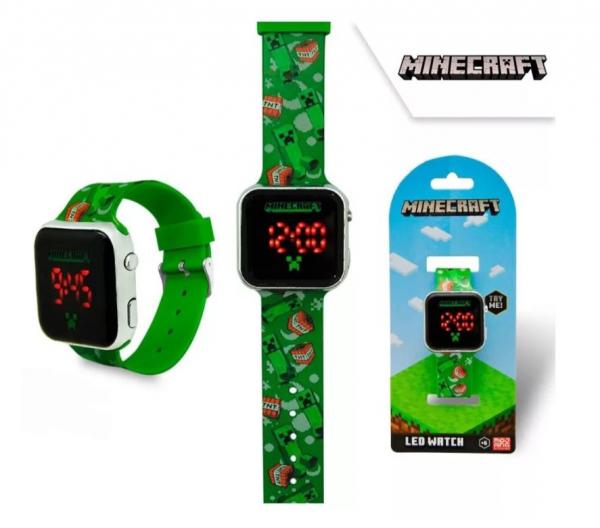 LED HODINKY MINECRAFT