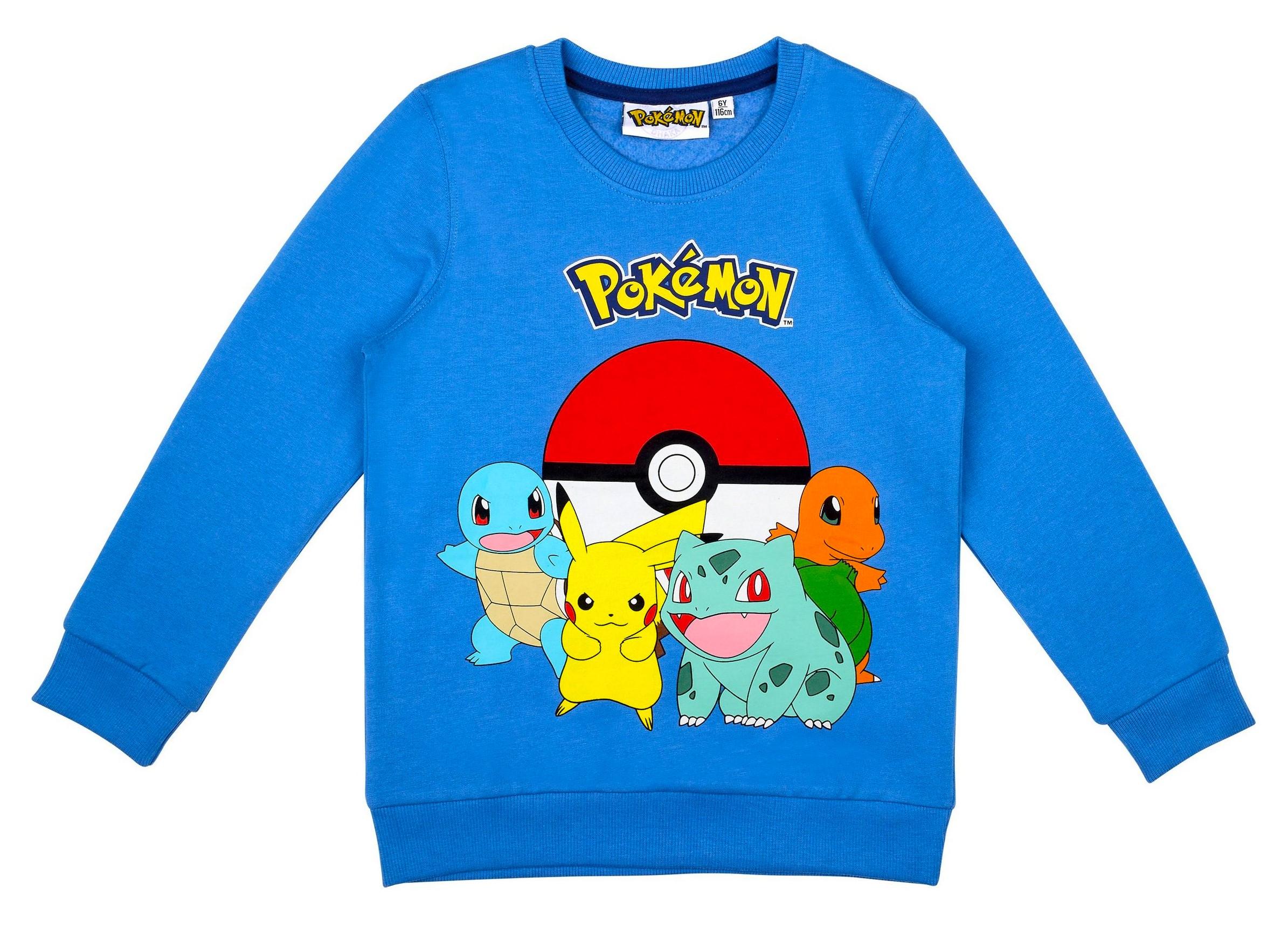 SET 5 KS MIKINA POKÉMON, 6,8,9,10,12