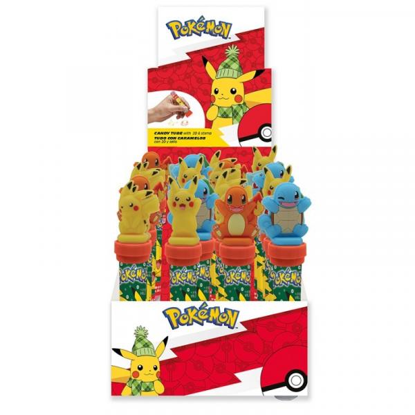 POKÉMON BOMBONY V TUBĚ S RAZÍTKEM