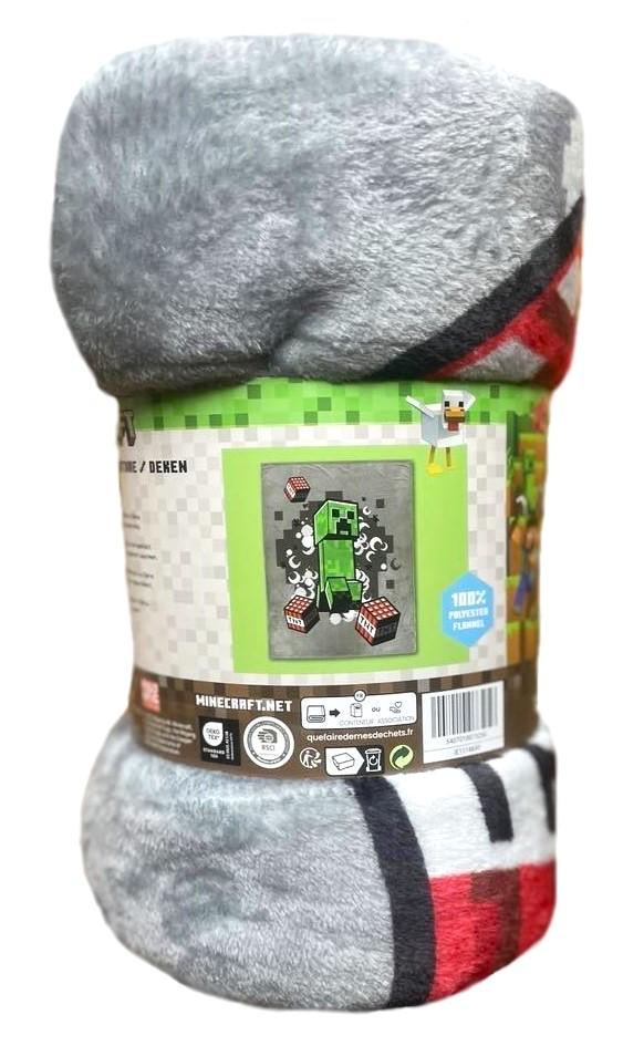 XXL FLÍSOVÁ DEKA  MINECRAFT DE LUX, uni