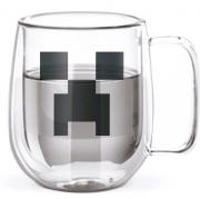 SKLENĚNÝ HRNEČEK MINECRAFT