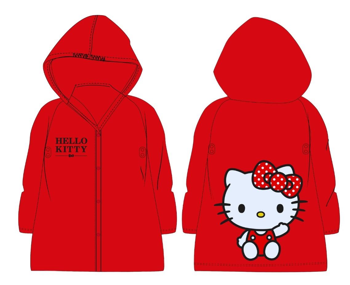 EPLUSM Pláštěnka HELLO KITTY červená, vel. 110/116