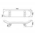 SKATEBOARD FROZEN 79 cm, 2. JAKOST