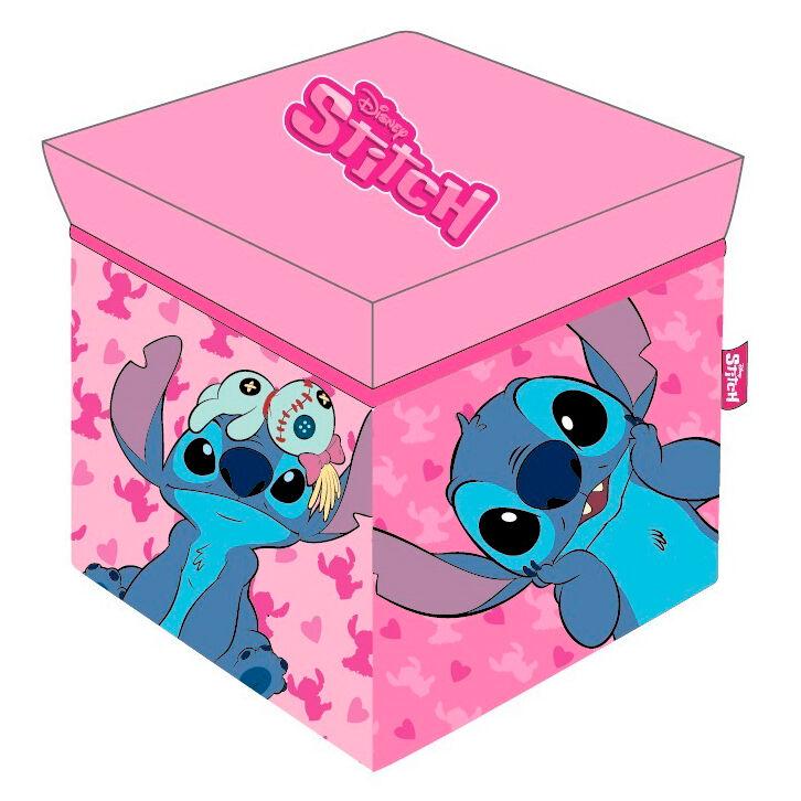 TABURET S ÚLOŽNÝM PROSTOREM LILO A STITCH, uni