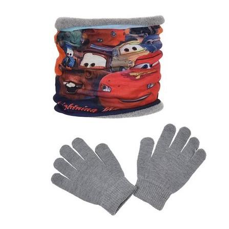 SOUPRAVA NÁKRČNÍK A RUKAVICE CARS, uni