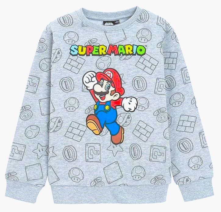 SET 5 KS MIKINA SUPER MARIO, 4,5,6,8,10