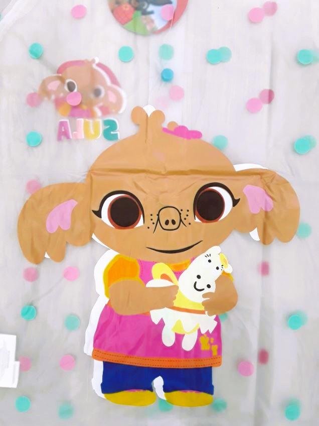 EPLUSM Pláštěnka KRÁLÍČEK BING průhledná, vel. 104/110