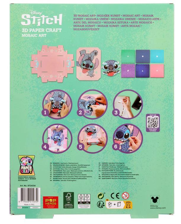 3D MOZAIKA UMĚNÍ STITCH, uni
