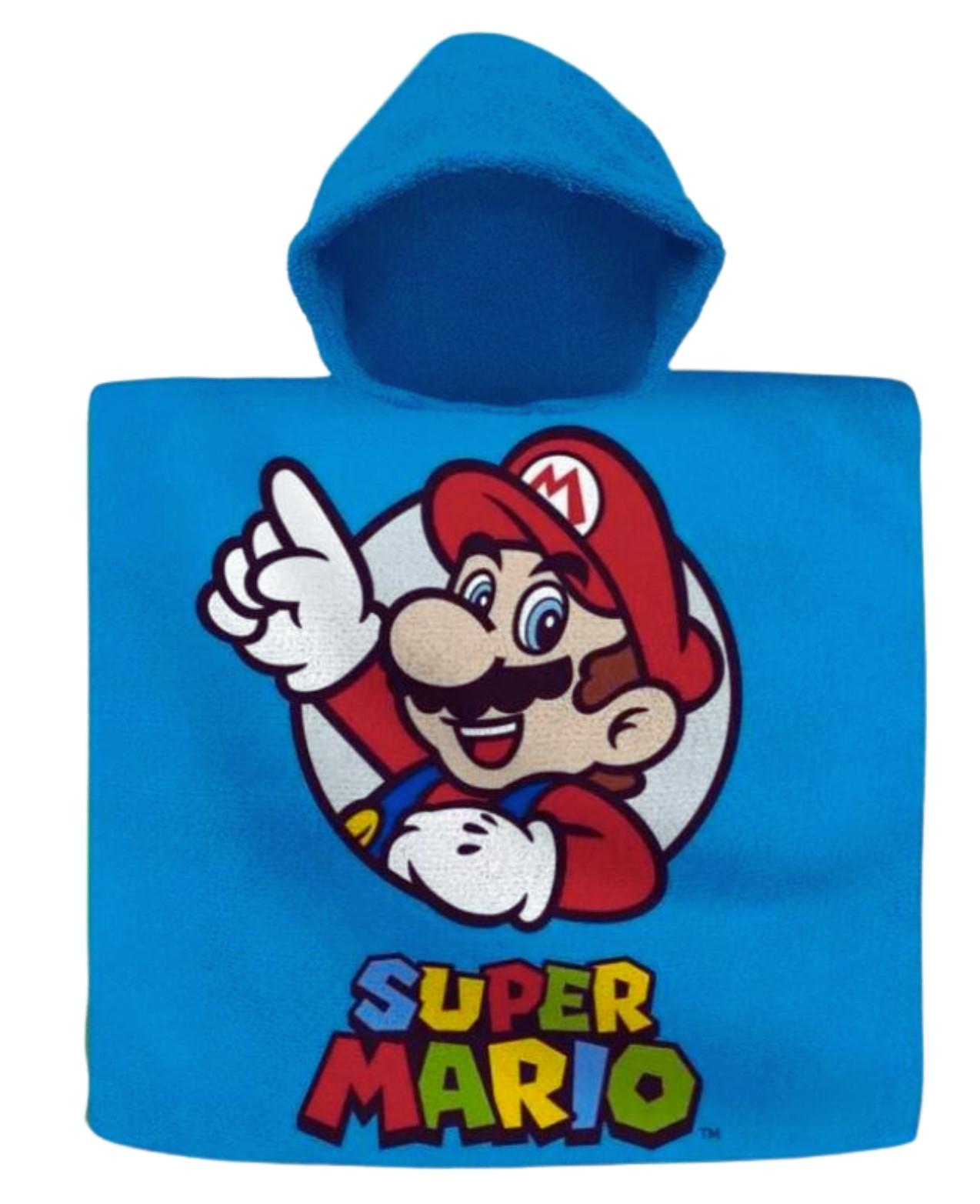 SET 6 KS PONČO SUPER MARIO, set 6 ks