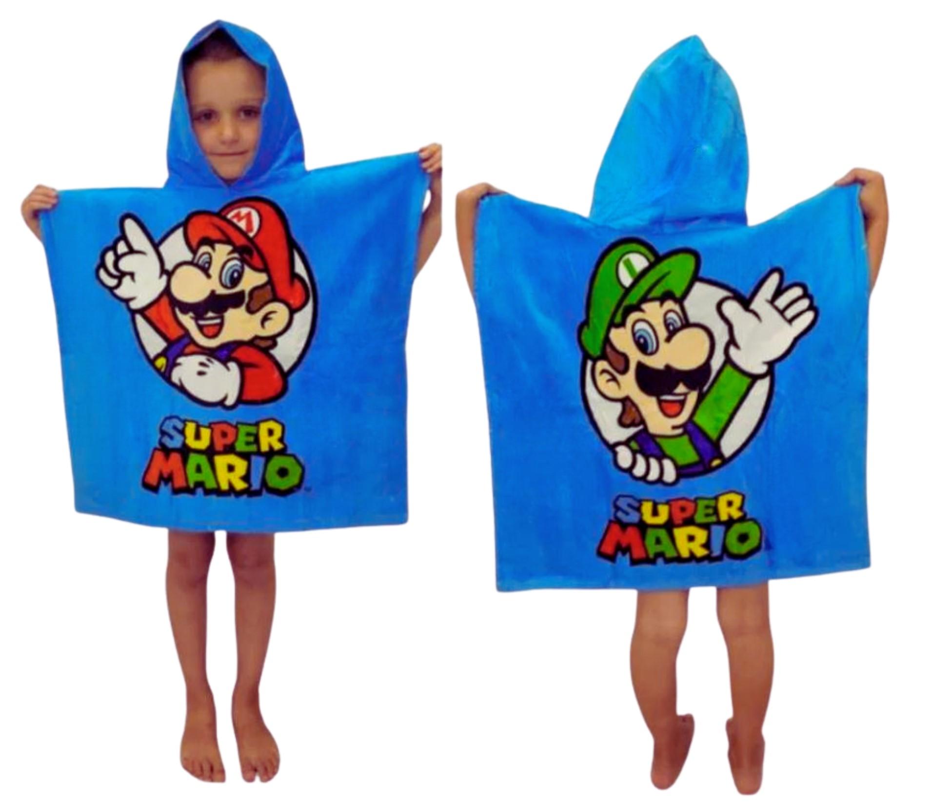 SET 6 KS PONČO SUPER MARIO, set 6 ks