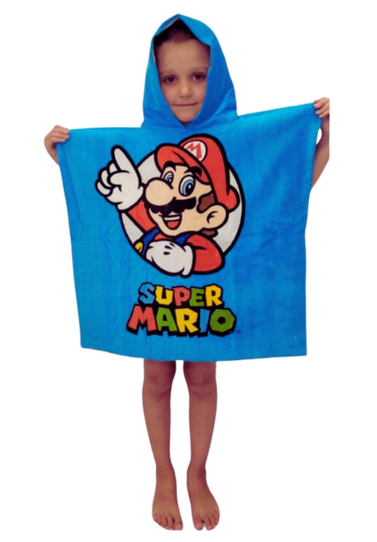 SET 6 KS PONČO SUPER MARIO, set 6 ks