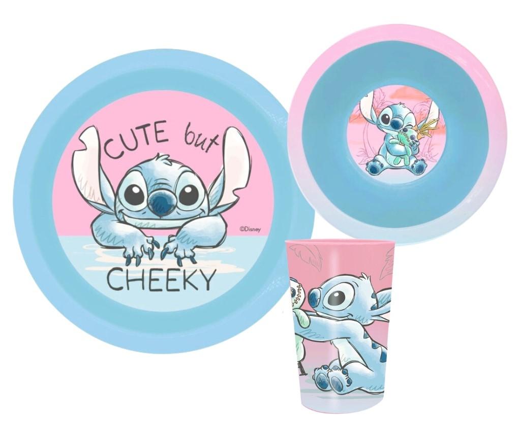 3 - DÍLNÁ PLASTOVÁ SOUPRAVA LILO A STITCH, uni