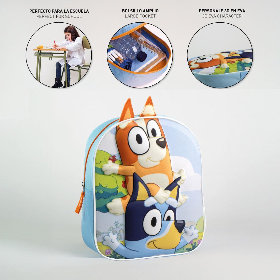 3D BATOH BLUEY, uni