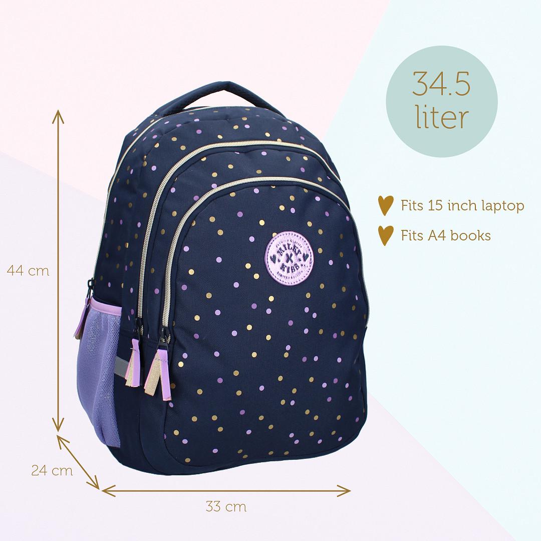 ŠKOLNÍ BATOH MILKY KISS 44 cm, uni