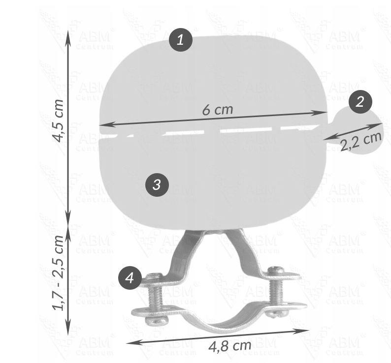 SEVEN Zvonek na kolo retro STITCH