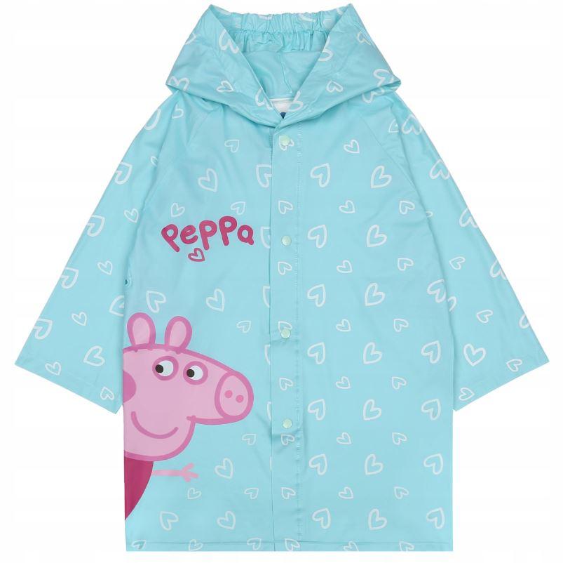 EPLUSM Pláštěnka PEPPA PIG dívčí průhledná transparentní, vel. 104/110