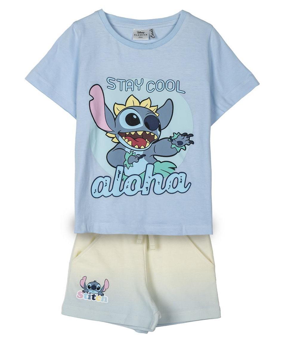 KOMPLET TRIČKO A KRAŤASY STITCH, 116
