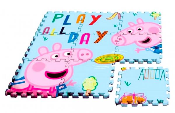 PĚNOVÉ PUZZLE PEPPA PIG 90 x 90 cm
