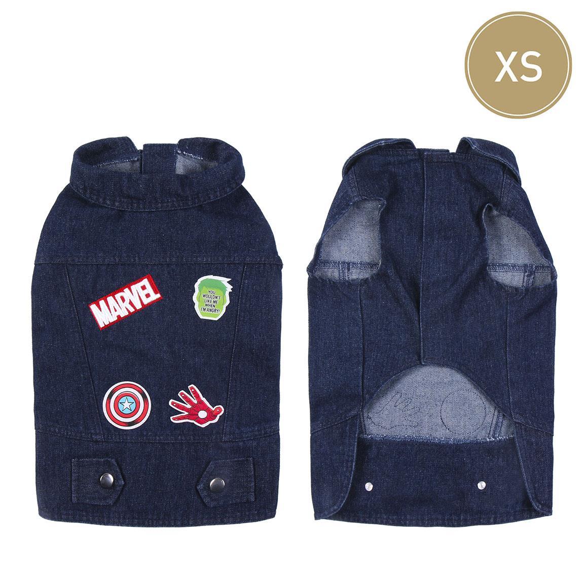 DŽÍNOVÝ OBLEČEK PRO PSA MARVEL XS, XS