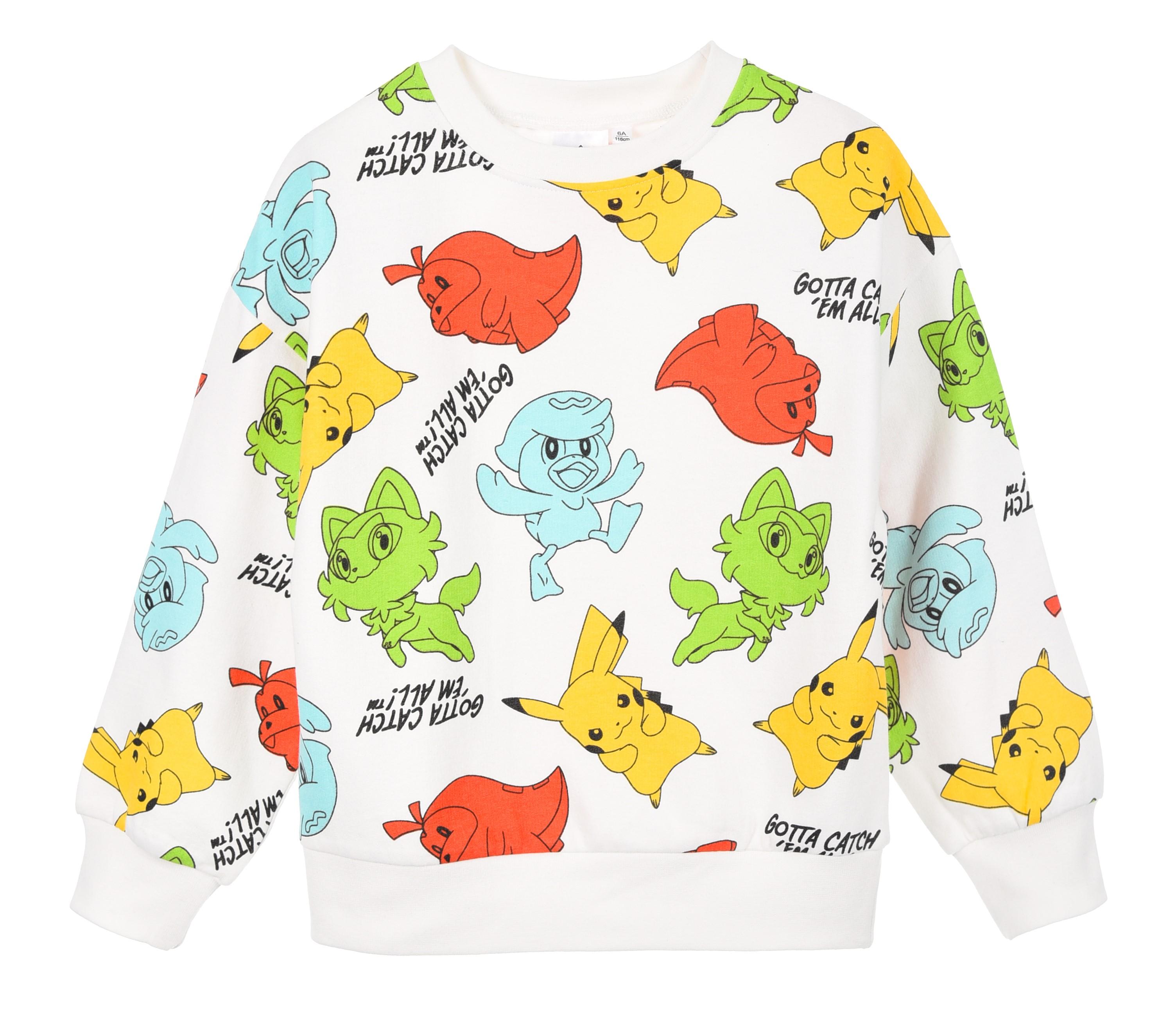 SET 6 KS MIKINA POKÉMON, 4,5,6,8,10,12
