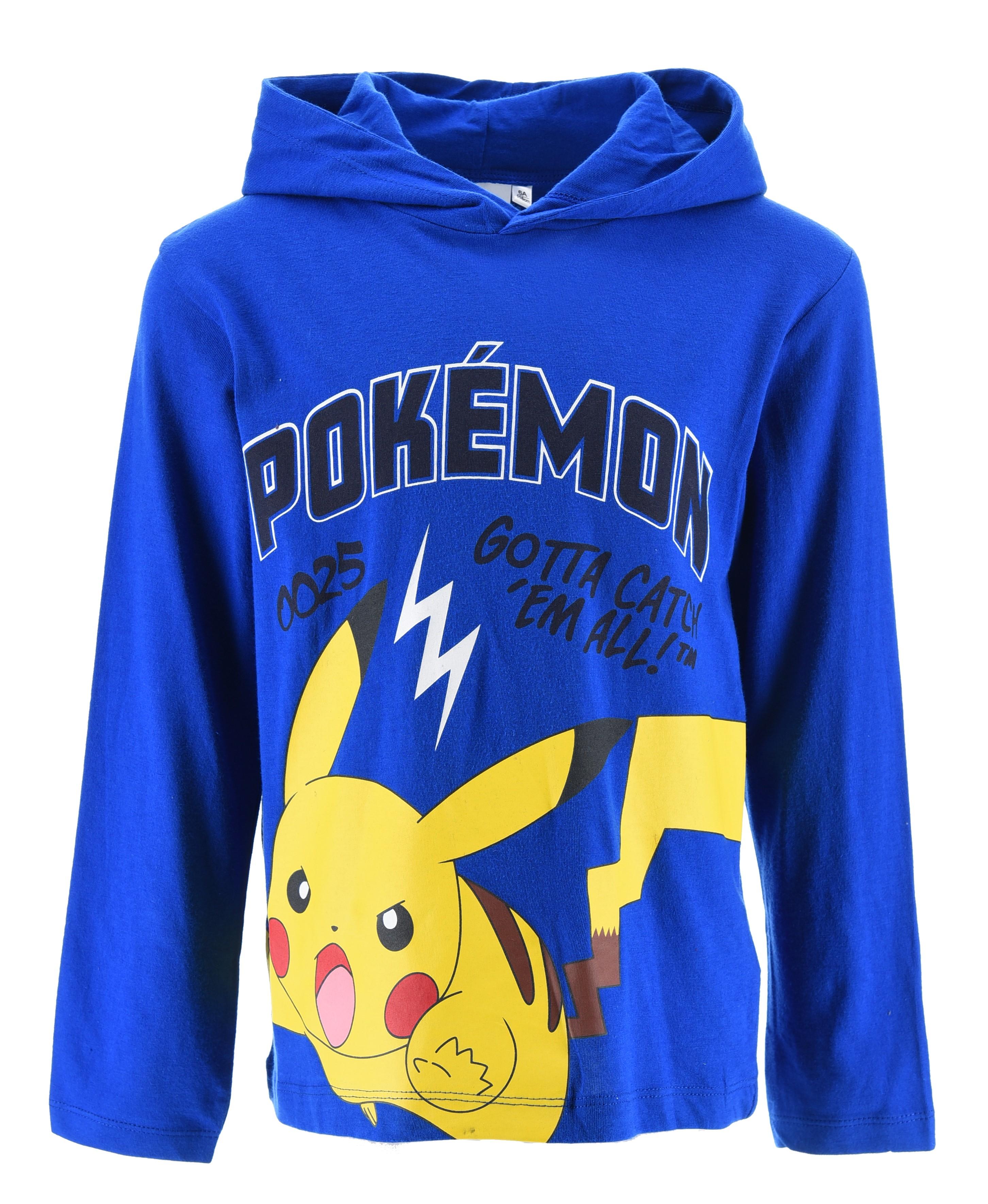 SET 6 KS TRIKO S KAPUCÍ POKÉMON, 4,5,6,8,10,12