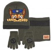 SET 6 KS SOUPRAVA ČEPICE, NÁKRČNÍK  A RUKAVICE TLAPKOVÁ PATROLA