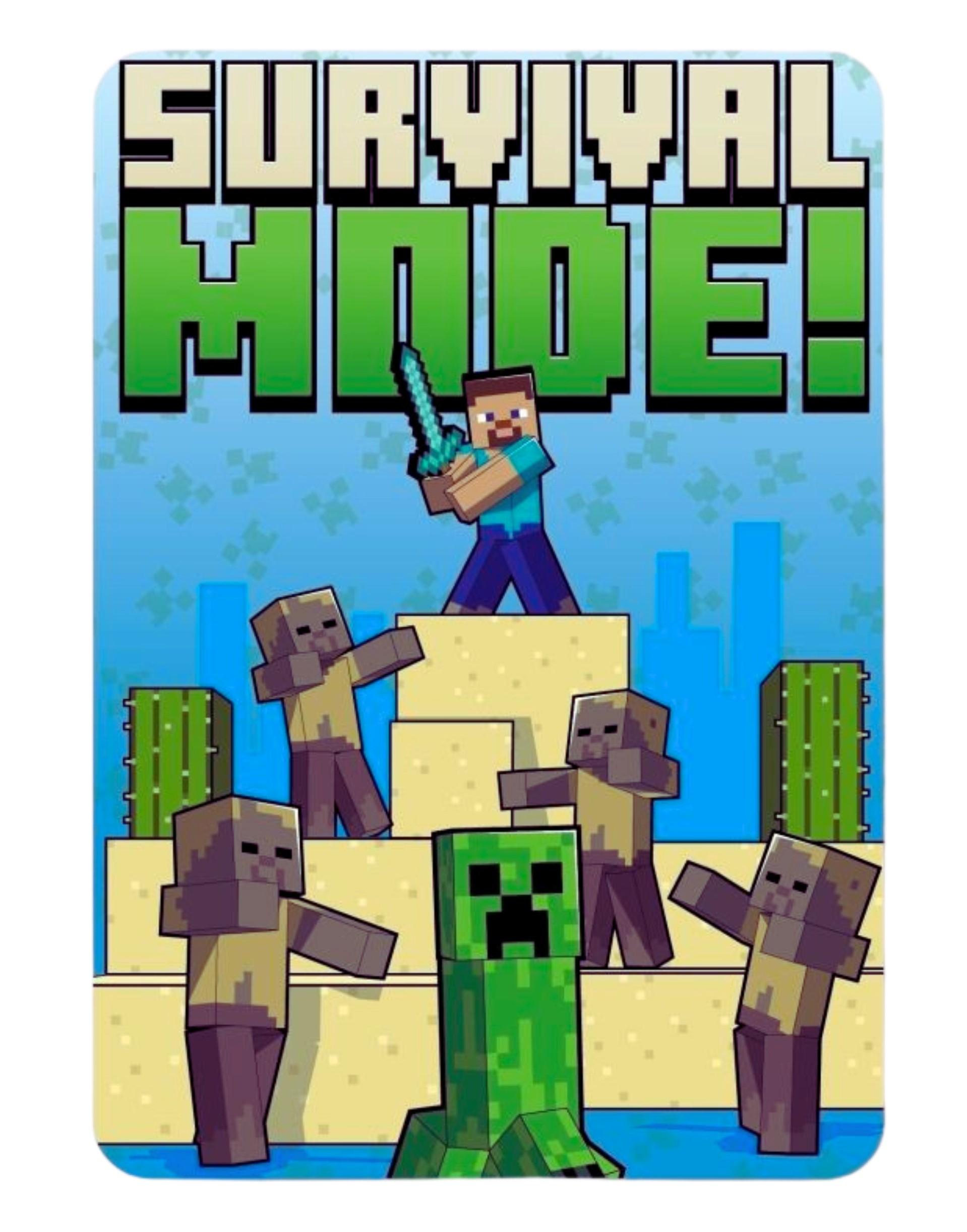 FLÍSOVÁ DEKA MINECRAFT, uni