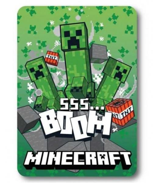 FLÍSOVÁ DEKA MINECRAFT