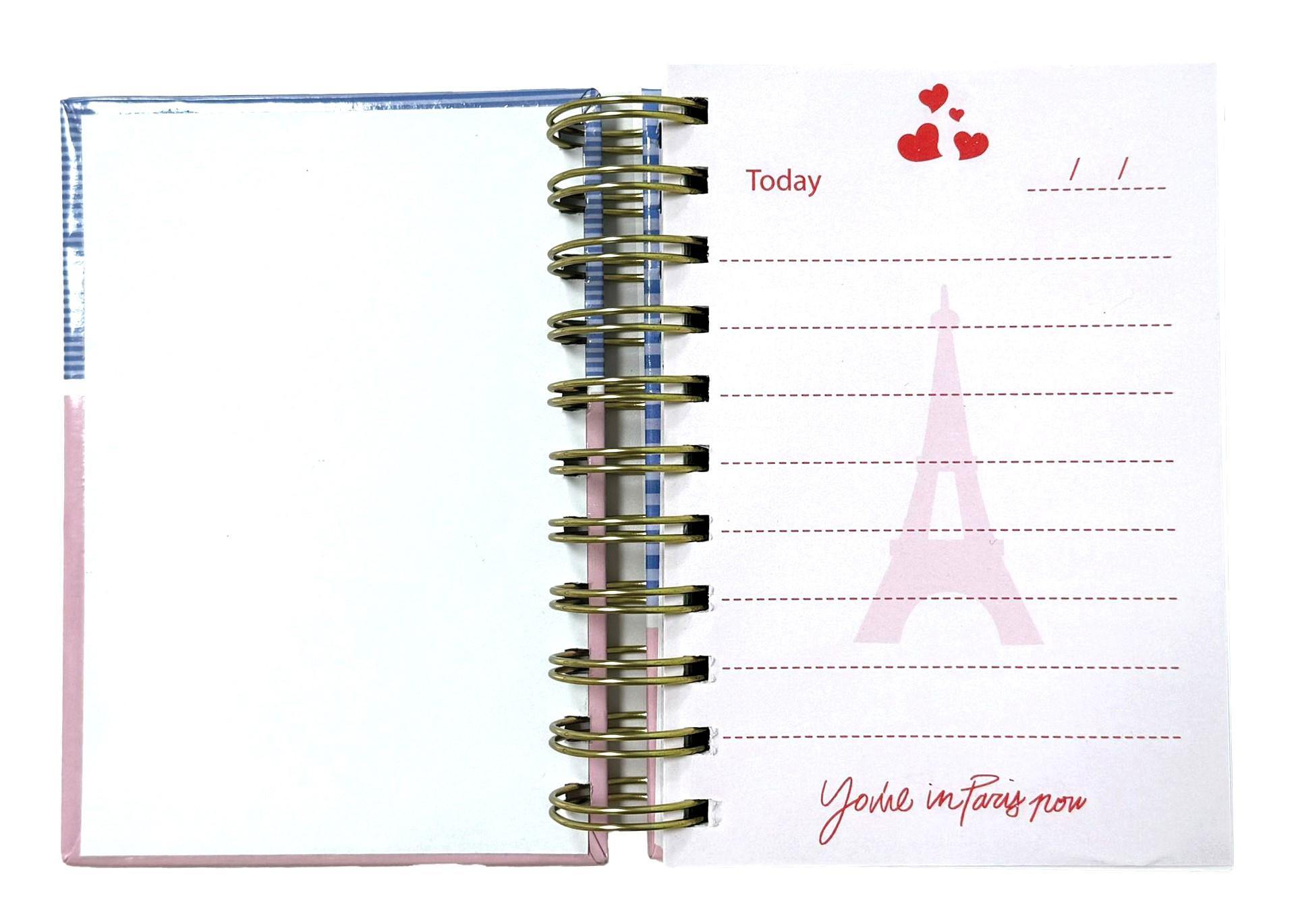 SPIRÁLOVÝ NOTES EMILY IN PARIS, uni