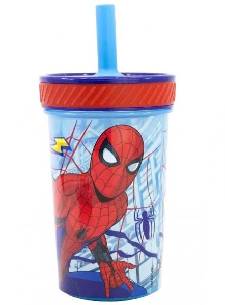 BEZPEČNÝ KELÍMEK S BRČKEM SPIDERMAN