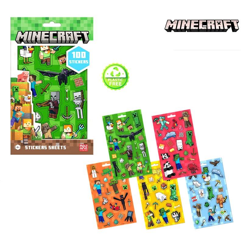 SADA 100 KS SAMOLEPKY MINECRAFT, uni