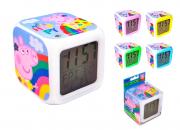 MULTIFUNKČNÍ HODINY S BUDÍKEM PEPPA PIG