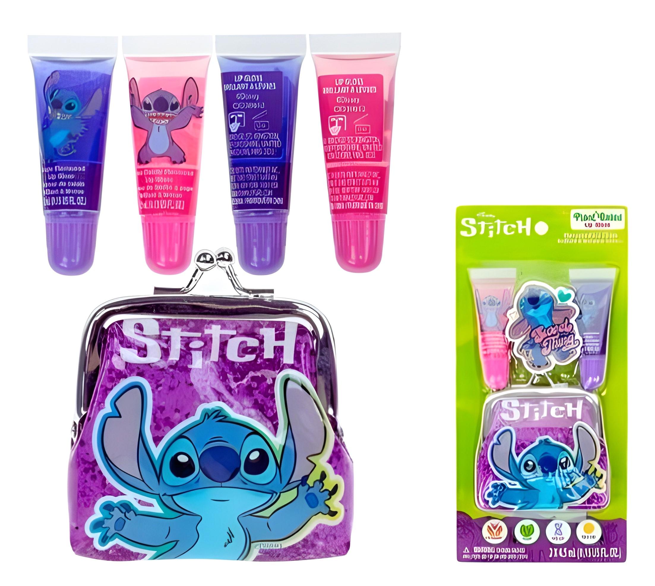 SADA PENĚŽENKA A DVA GELY NA RTY STITCH, uni