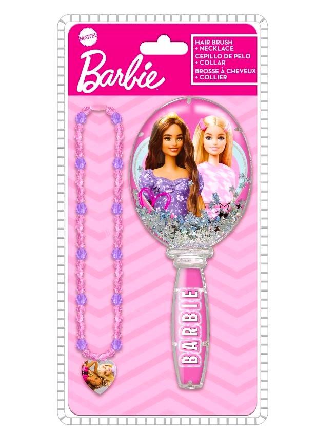 SOUPRAVA NÁHRDELNÍK A KARTÁČ BARBIE, uni