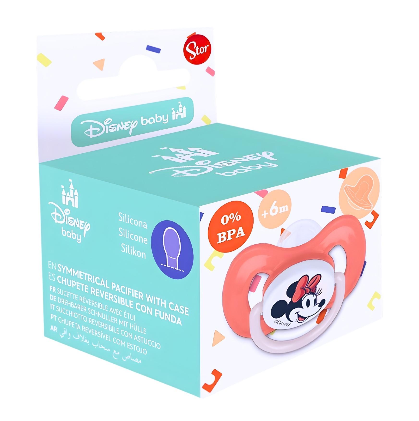 ANATOMICKÝ DUDLÍK  S KRYTEM MINNIE +6M, uni
