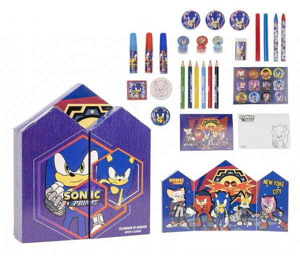 ADVENTNÍ KALENDÁŘ SONIC, lehce promáčknutý obal