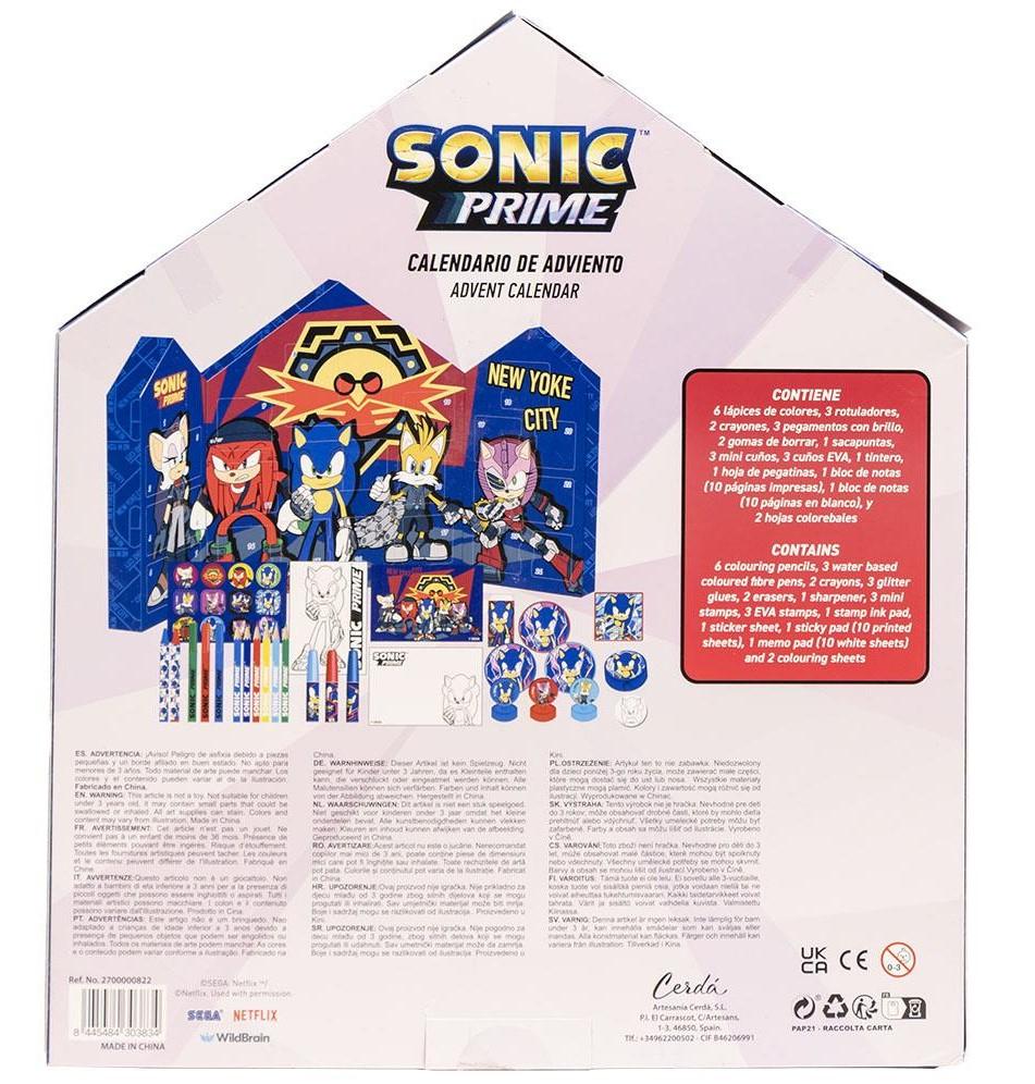 ADVENTNÍ KALENDÁŘ SONIC, lehce promáčknutý obal, uni