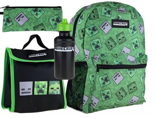 4 - DÍLNÁ SADA S BATOHEM MINECRAFT