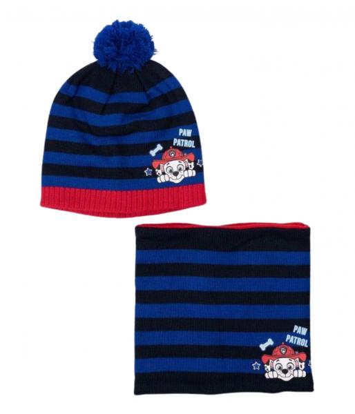 SOUPRAVA ČEPICE  A NÁKRČNÍK TLAPKOVÁ PATROLA