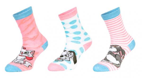 SADA 3 KS PONOŽKY DISNEY ANIMALS