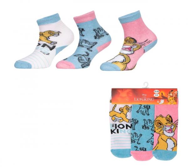 SADA 3 KS PONOŽKY DISNEY LVÍ KRÁL