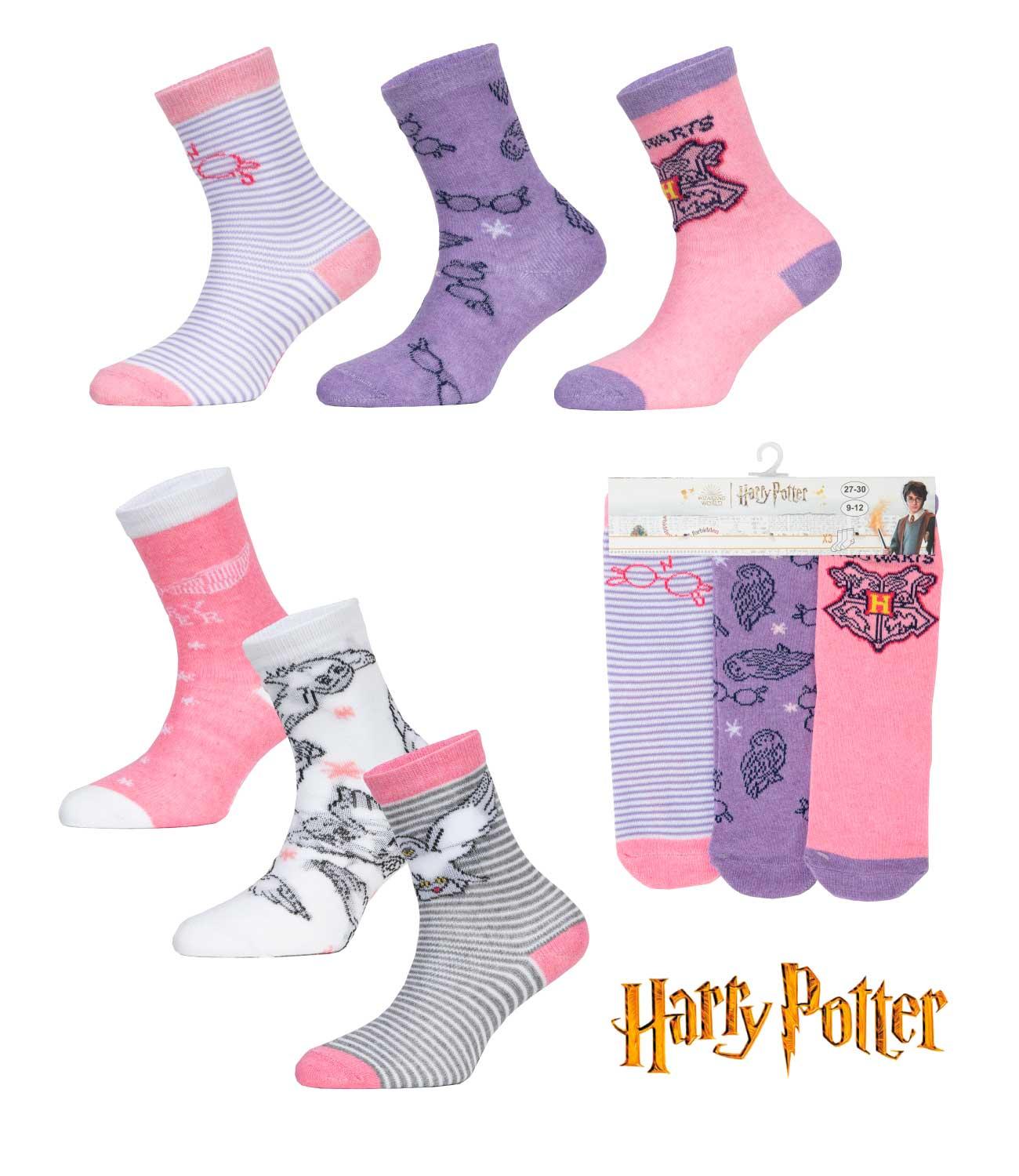 SADA 3 KS PONOŽKY HARRY POTTER, 23-26
