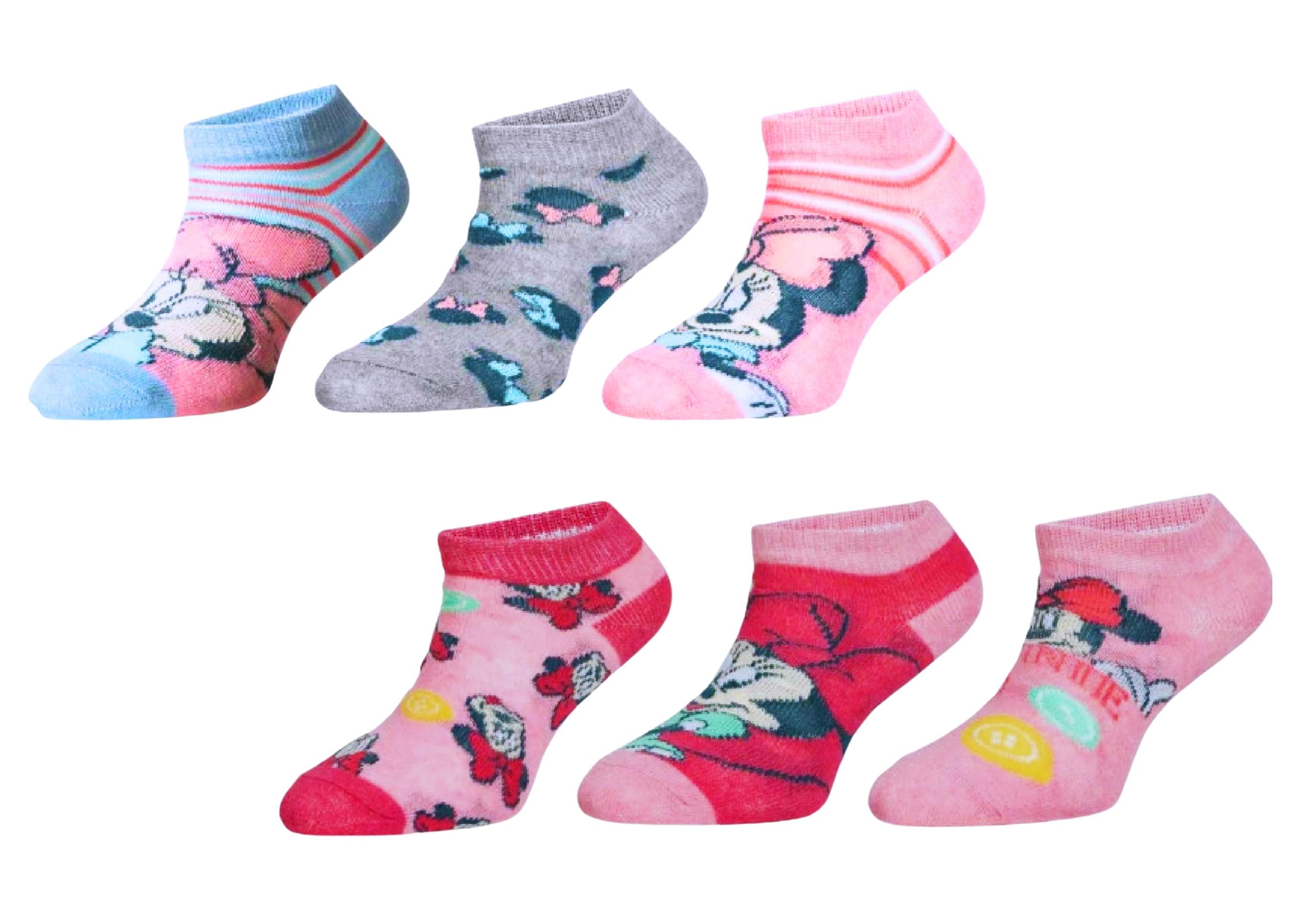 BOX 40 KS SADA 3 KS PONOŽKY DISNEY MINNIE, box 40 ks