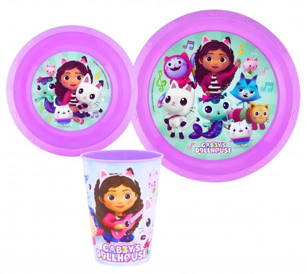 3 - DÍLNÁ PLASTOVÁ SADA GÁBININ KOUZELNÝ DOMEK