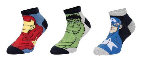 SADA 3 KS PONOŽKY AVENGERS