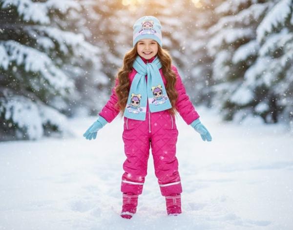 SOUPRAVA ČEPICE, ŠÁLA  A RUKAVICE LOL