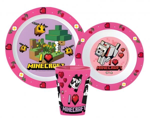 3 - DÍLNÝ PLASTOVÝ SET MINECRAFT