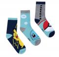 SADA 3 KS PONOŽKY POKÉMON